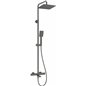 Colonne de douche avec mitigeur thermostatique pour baignoire couleur titane - Harty Colonne de douche avec mitigeur thermostatique pour baignoire couleur titane - Harty