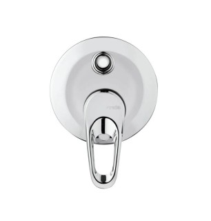 Mitigeur de douche encastré 2 sorties - Naomi Piralla, chromé