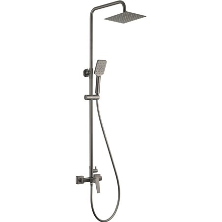 Vetox Colonne de douche, avec mitigeur de douche, titane