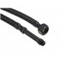Tuyau de raccordement pour robinets de comptoir 40 cm noir Tuyau de raccordement pour robinets de comptoir 40 cm noir