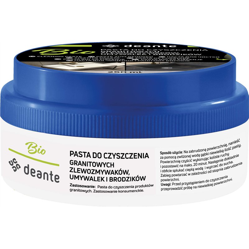 Pâte pour le nettoyage des éviers et receveurs de douche en granit 250 ml Pâte pour le nettoyage des éviers et receveurs de douche en granit 250 ml