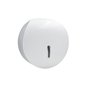 Distributeur de papier toilette rond blanc/gris avec clé 293×298 mm - Deluxe | Tecom Distributeur de papier toilette rond blanc/gris avec clé 293×298 mm - Deluxe | Tecom