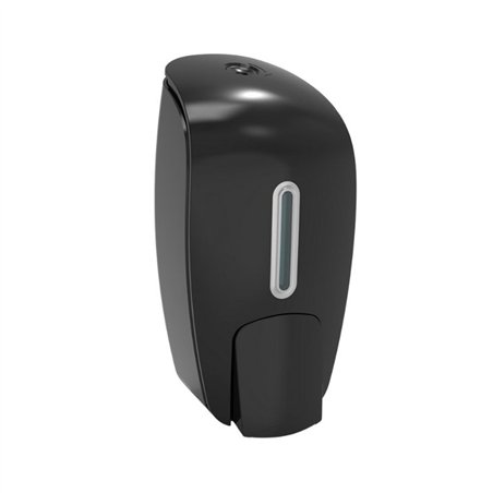 Distributeur manuel de savon noir 800 ml avec clé - Deluxe | Tecom