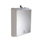 Distributeur de serviettes en papier en acier inoxydable poli 600 feuilles avec clé - Acier | Tecom Distributeur de serviettes en papier en acier inoxydable poli 600 feuilles avec clé - Acier | Tecom