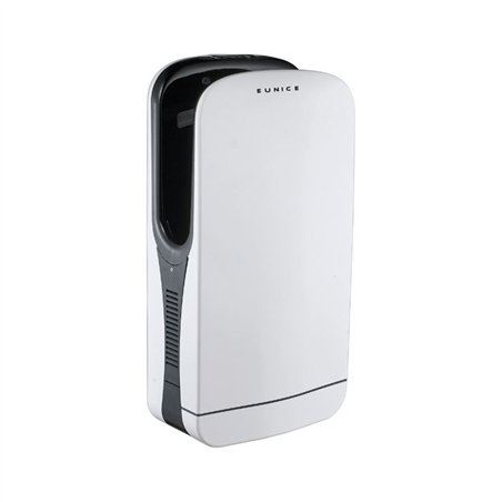 Sèche-mains électrique avec capteur 2050 W blanc/gris - Eunice | Tecom