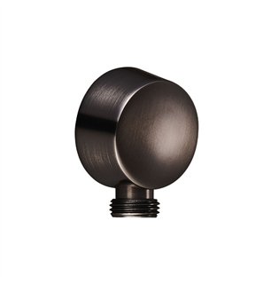 Prise d'eau ronde et plate M 1/2" Gun Metal | Tecom finish