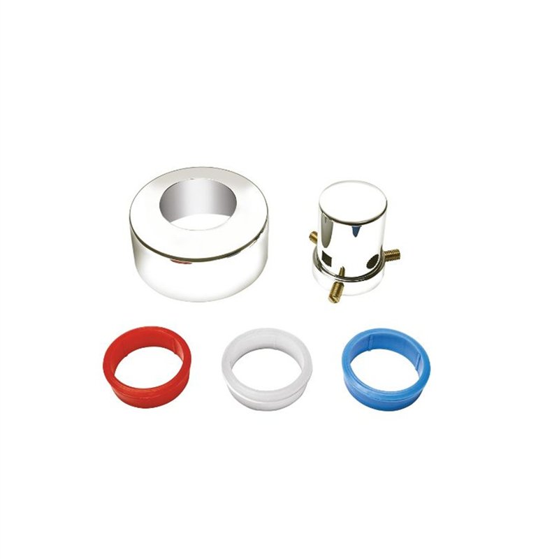 Bouchon universel chromé avec marqueurs | Tecom Bouchon universel chromé avec marqueurs | Tecom