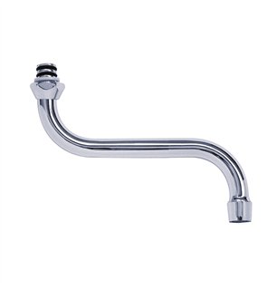 Bec d'évier en S avec raccord 3/4″×18 mm 160 mm | Tecom
