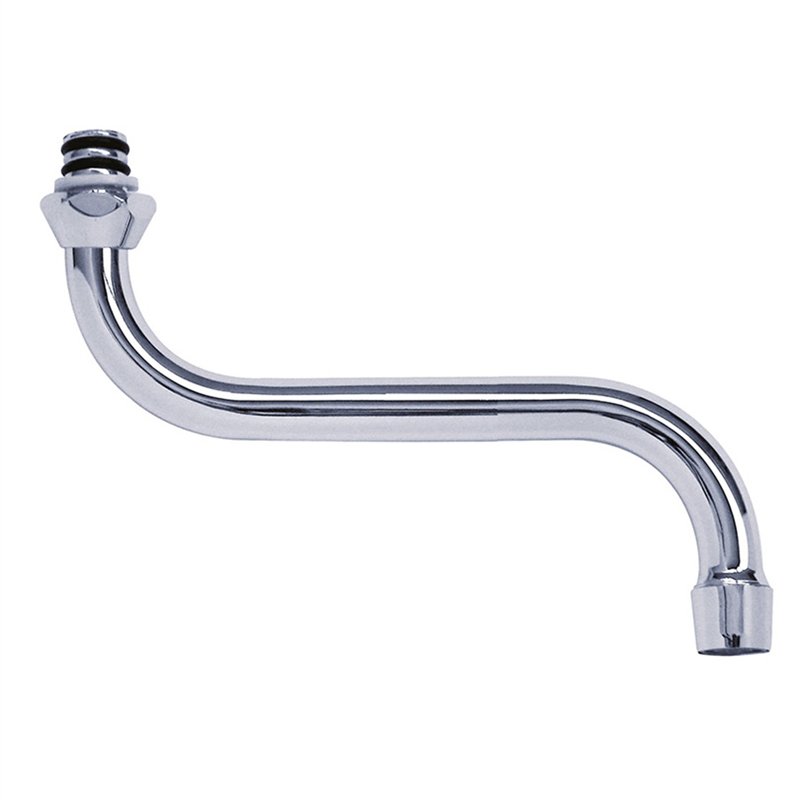Bec d'évier en S chromé 3/4″×18 mm 200 mm | Tecom Bec d'évier en S chromé 3/4″×18 mm 200 mm | Tecom
