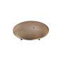 Couvercle en laiton brossé pour bonde de douche Low Round | Tecom Couvercle en laiton brossé pour bonde de douche Low Round | Tecom