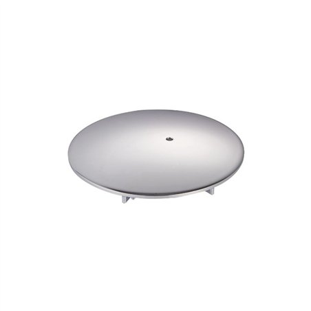 Couvercle en laiton chromé pour bonde de douche Low Round | Tecom
