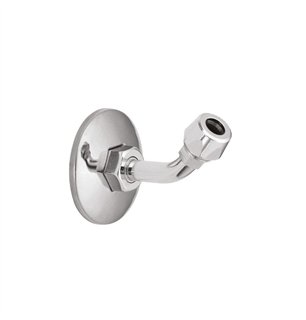 Courbe sous lavabo pivotant à 45° et extractible 1/2"×3/8"×10 cm | Tecom