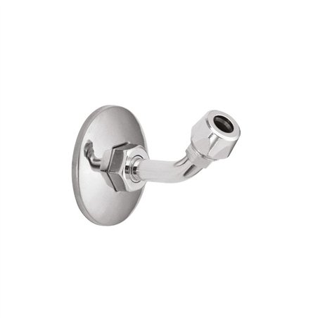 Courbe sous lavabo pivotant à 45° et extractible 1/2"×3/8"×10 cm | Tecom