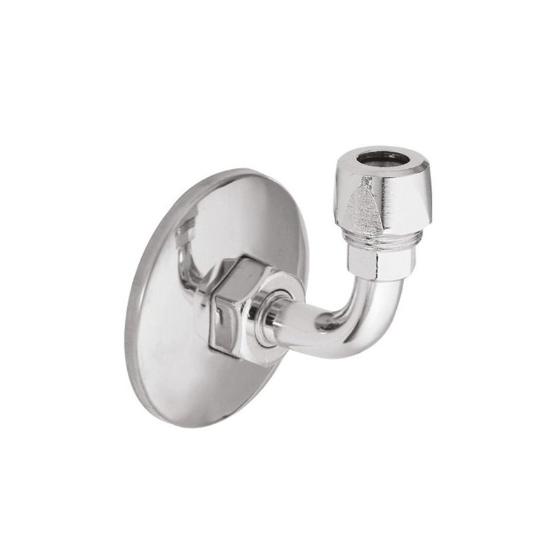 Coude de sous-bassin orientable à 90° et coude extractible 1/2"×3/8"×10 cm | Tecom Coude de sous-bassin orientable à 90° et coude extractible 1/2"×3/8"×10 cm | Tecom
