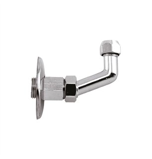 Coude sous évier moulé chromé 1/2"×10 | Tecom