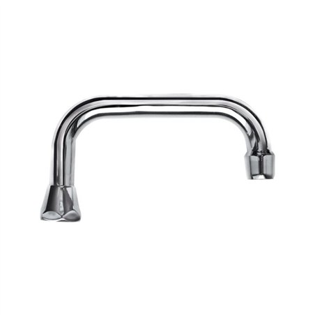 Bec universel en U pour évier avec siège plat 3/4" 200 mm | Tecom
