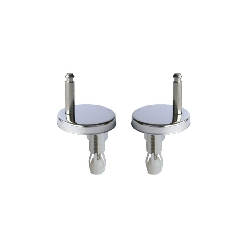 Paire de charnières en acier pour siège soft close | Tecom Paire de charnières en acier pour siège soft close | Tecom