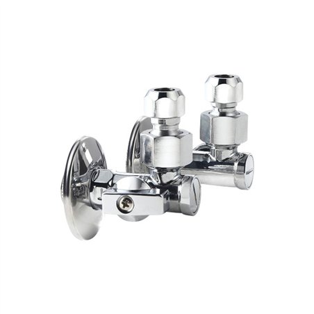 Paire de robinets à boule sous lavabo SX/DX avec filtre | Tecom