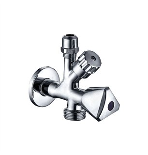 Robinet combiné chromé 1/2"×10×3/4" | Tecom