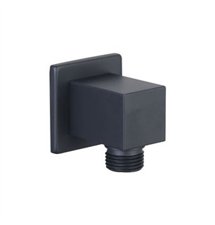 Prise d'eau carrée M.M. 1/2" laiton noir mat | Tecom