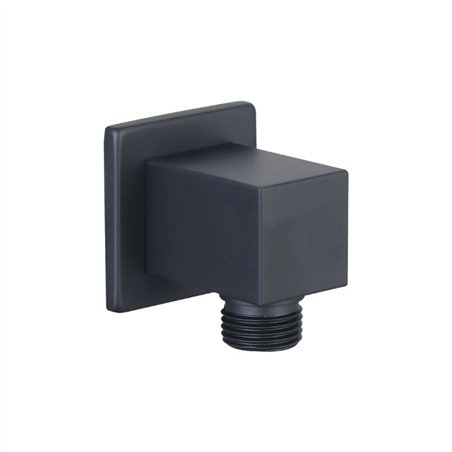 Prise d'eau carrée M.M. 1/2" laiton noir mat | Tecom