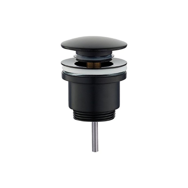 Vidange universelle ronde noire matte click clack 1"1/4 | Tecom Vidange universelle ronde noire matte click clack 1"1/4 | Tecom