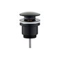 Vidange universelle ronde noire matte click clack 1"1/4 | Tecom Vidange universelle ronde noire matte click clack 1"1/4 | Tecom