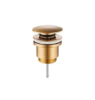 Drainage universel doux doré rond click clack 1"1/4 | Tecom