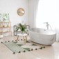 Mélangeur bain sur pied en laiton avec finition chromée avec set de douche - Montain Mélangeur bain sur pied en laiton avec finition chromée avec set de douche - Montain