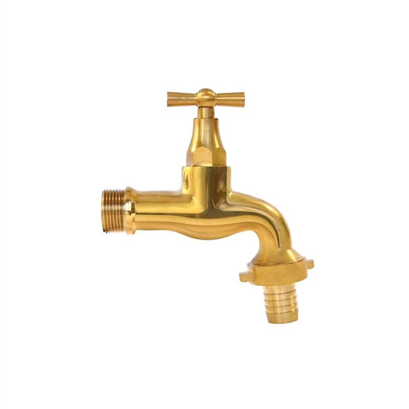 Robinet en laiton jaune poli 1/2" | Tecom Robinet en laiton jaune poli 1/2" | Tecom