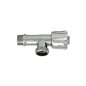 Robinet droit pour machine à laver chromé 1/2"×3/4" | Tecom Robinet droit pour machine à laver chromé 1/2"×3/4" | Tecom