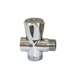 Robinet de croisière 3 voies pour machine à laver 1/2"×3/4" | Tecom