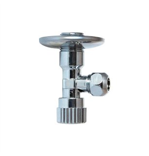 Robinet de chasse chromé 1/2"×10 cm | Tecom
