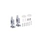 Paire de charnières à chevauchement pour abattants de toilettes avec fixation à expansion |Tecom Paire de charnières à chevauchement pour abattants de toilettes avec fixation à expansion |Tecom