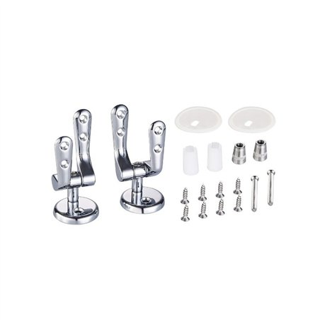 Paire de charnières universelles pour abattants de toilettes | Tecom