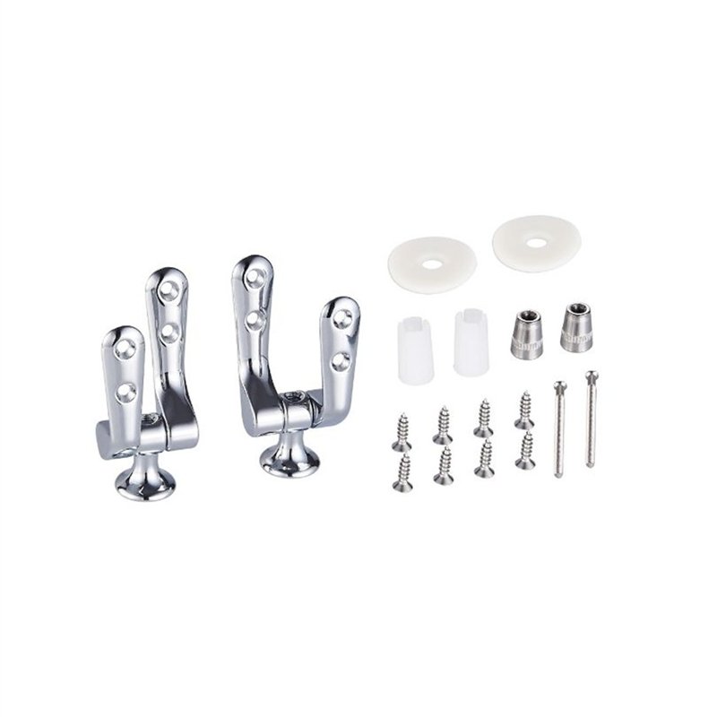 Paire de charnières fixes pour abattants de toilettes | Tecom Paire de charnières fixes pour abattants de toilettes | Tecom