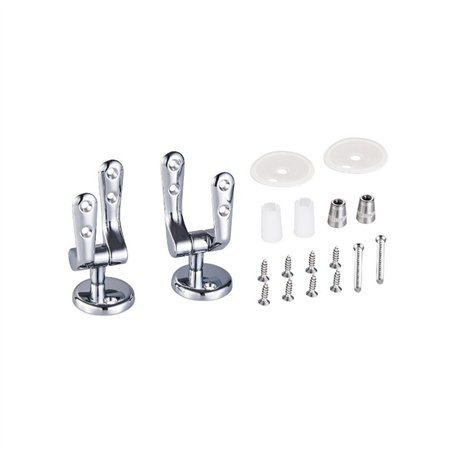 Paire de charnières universelles pour abattants de toilettes | Tecom