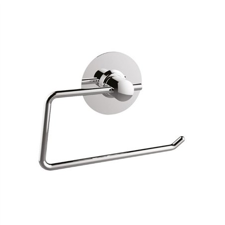 Porte-rouleau en acier inoxydable chromé - Giada | Tecom