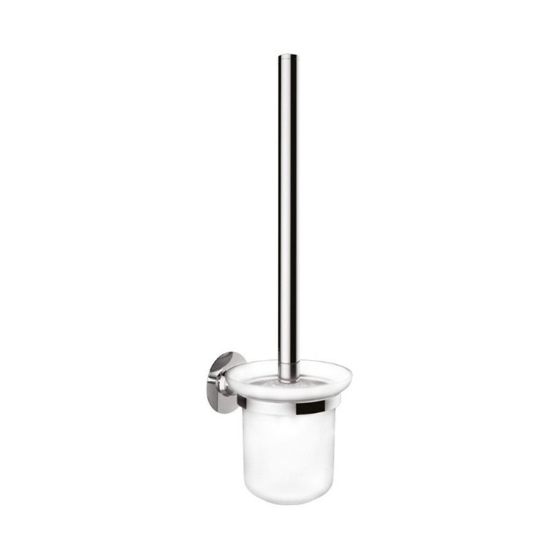 Porte-balai en acier inoxydable chromé - Giada | Tecom Porte-balai en acier inoxydable chromé - Giada | Tecom