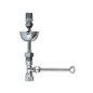Kit de robinetterie pour réservoir de chasse d'eau avec tube 1/2"×10 cm | Tecom Kit de robinetterie pour réservoir de chasse d'eau avec tube 1/2"×10 cm | Tecom