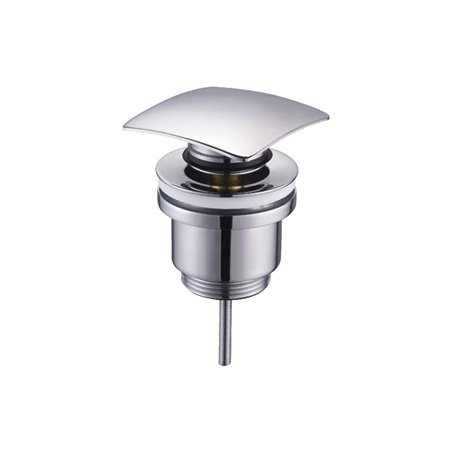 Prise universelle carrée chromée click clack 1"1/4 | Tecom