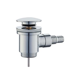 Raccord universel chromé 1"1/4 | Tecom click clack washer connection
