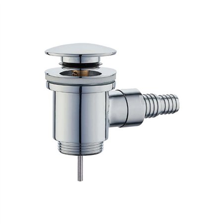 Raccord universel chromé 1"1/4 | Tecom click clack washer connection