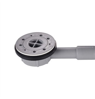 Siphon de douche ABS Low Round Ø 90 mm | Tecom