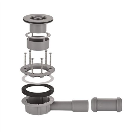 Siphon de douche ABS Low Round Ø 90 mm | Tecom