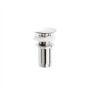 Vidange haute ronde click clack avec trop-plein 1"1/4 | Tecom