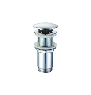 Vidange haute ronde click clack sans trop-plein 1"1/4 | Tecom