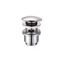 Vidange basse ronde click clack avec trop-plein 1"1/4 | Tecom Vidange basse ronde click clack avec trop-plein 1"1/4 | Tecom