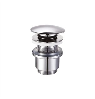 Vidange basse ronde click clack sans trop-plein 1"1/4 | Tecom