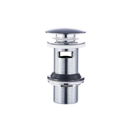 Bonde ronde clic clac H 100 avec trop-plein 1"1/4 | Tecom